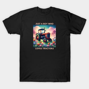 Just a boy who loves tractors T-Shirt
